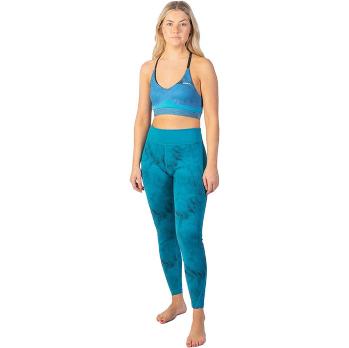 2024 Gul Womens Luna7 SUP Leggings LA8301-C1 -  Marbel / Teal